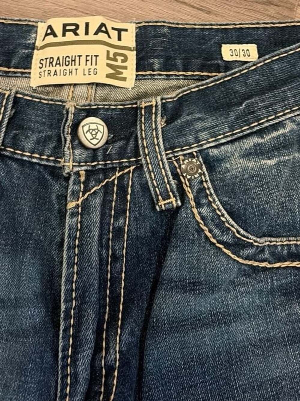 Ariat M5 M-Series Mens Straight Fit Straight Leg Jeans 30/30 - Picture 3 of 7